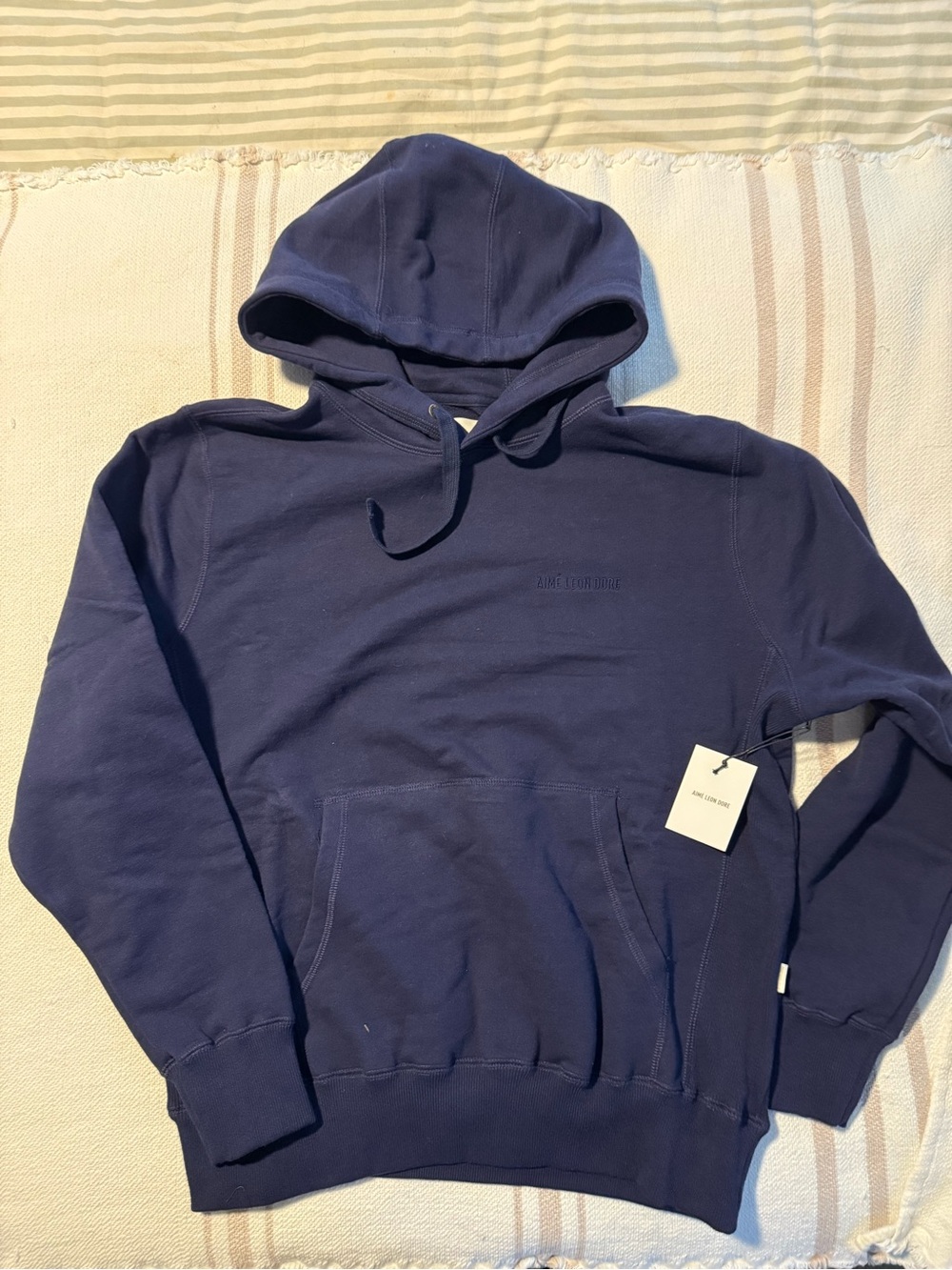 Aime Leon Dore Deep Navy Pullover Hoodie